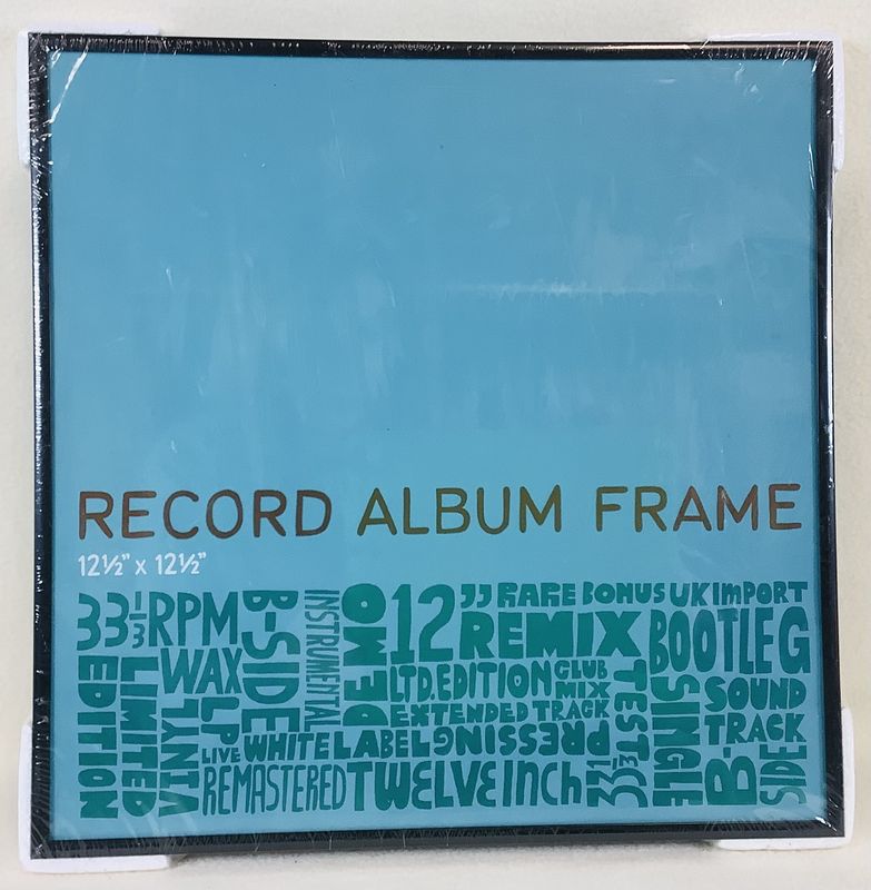 Black LP Album Frame, 12.5" x 12.5" - RS5309