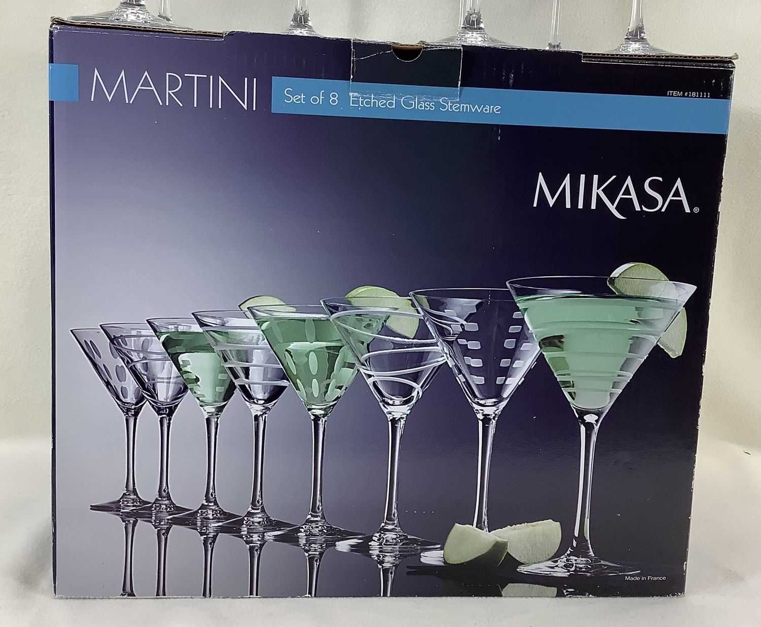 Mikasa Cheers Martini Glasses (Set of 8) - RS5320