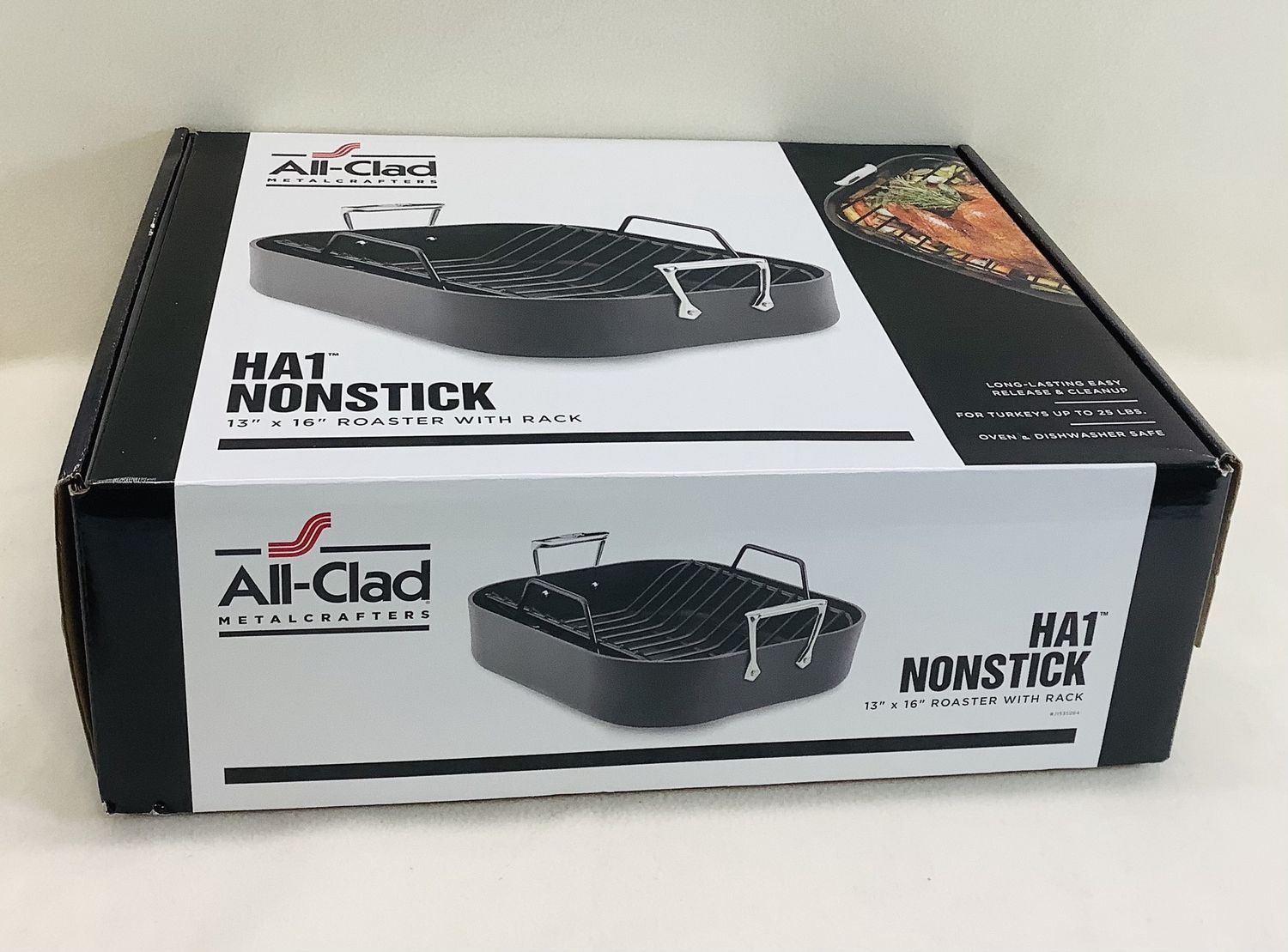 All-Clad HA1 Nonstick 13&quot; x 16&quot; Roaster with Rack - RS5326