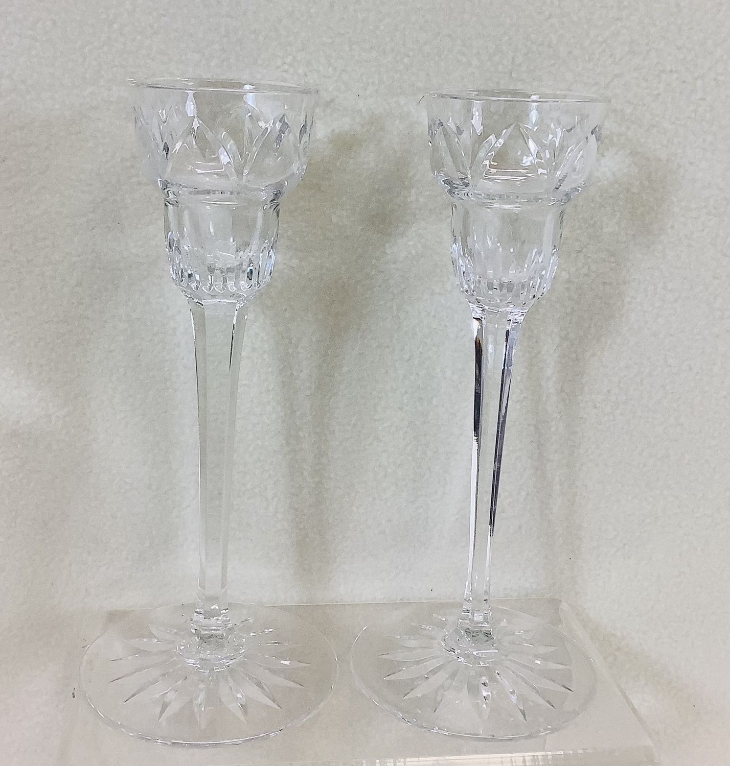 Marquis by Waterford  Crystal signed Candlesticks (Set of 2) - RS5334