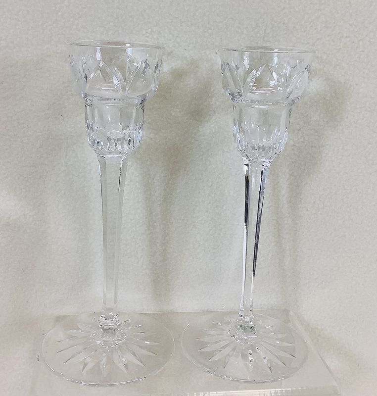 Marquis by Waterford  Crystal signed Candlesticks (Set of 2) - RS5334