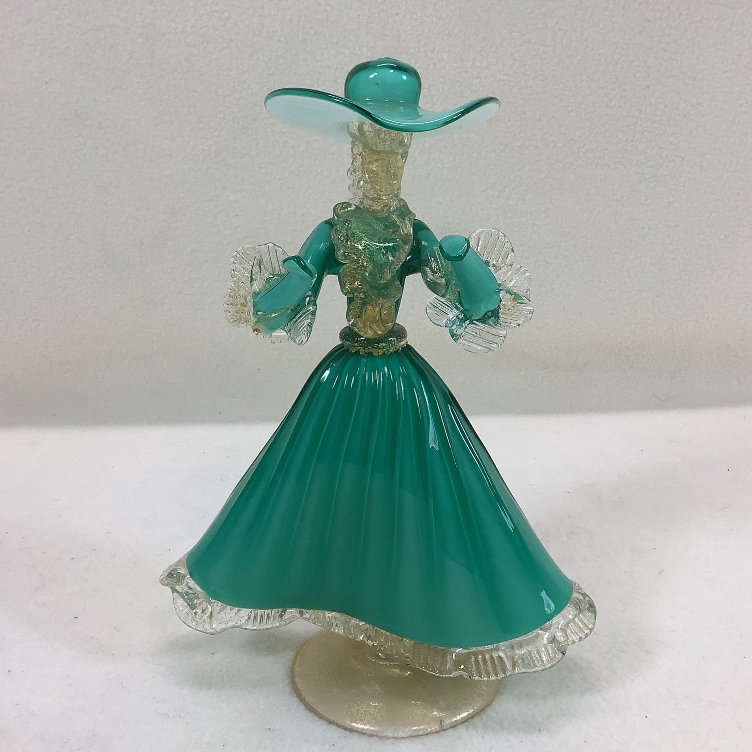 Art Glass Barovier &amp; Tosso Murano Fancy Showgirl, Circa 1940&#39;s - RS5340