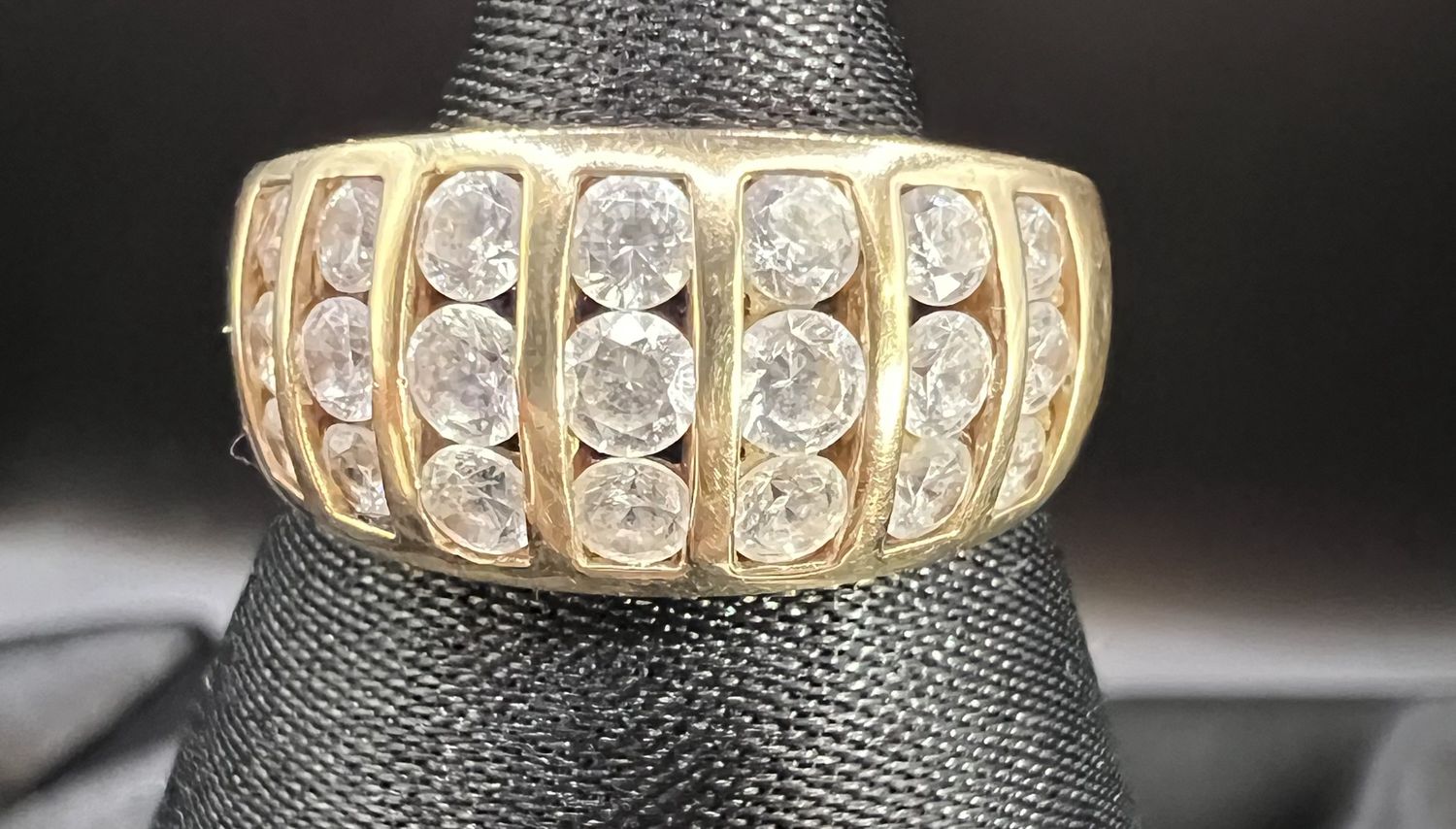 14K Cubic Zirconia Ring, Size 10 - RS5357