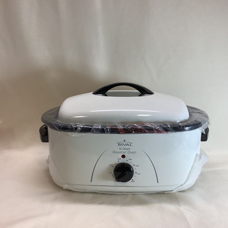 Rival 10 QT Roaster Oven, RO100, White - RS5372