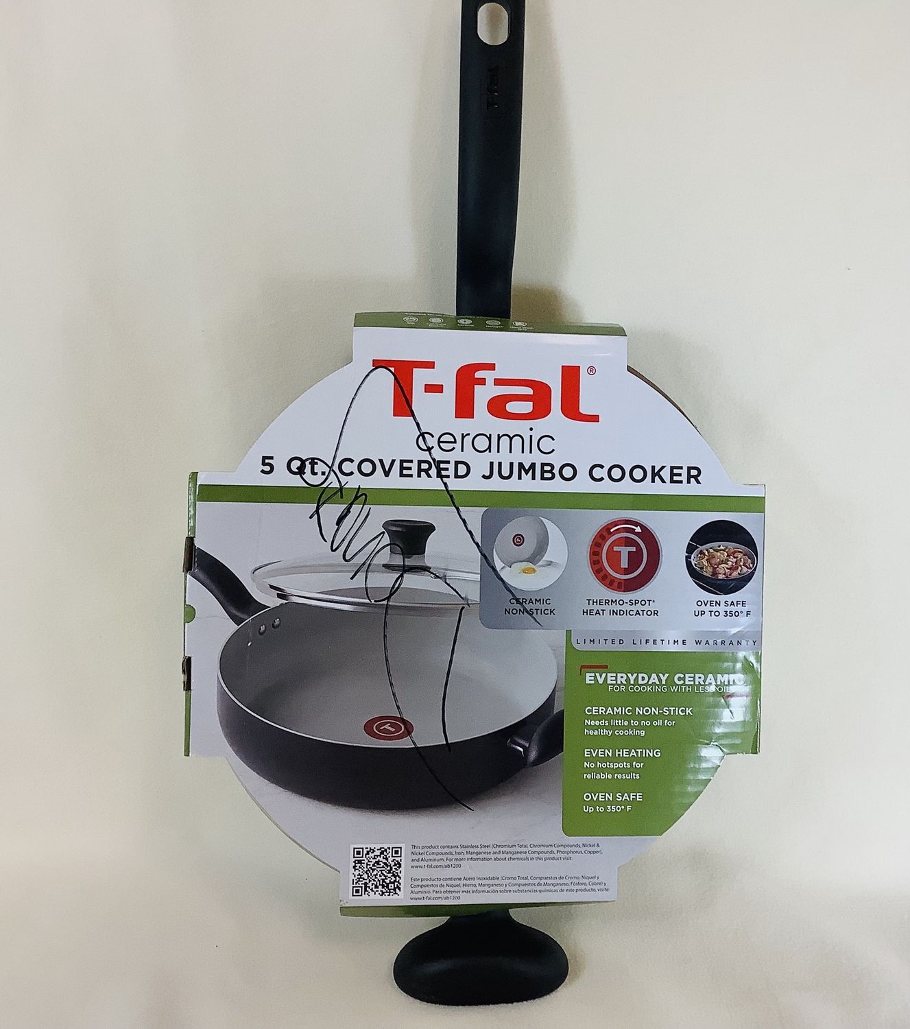 T-fal Ceramic 5 QT Covered Jumbo Cooker - RS5388