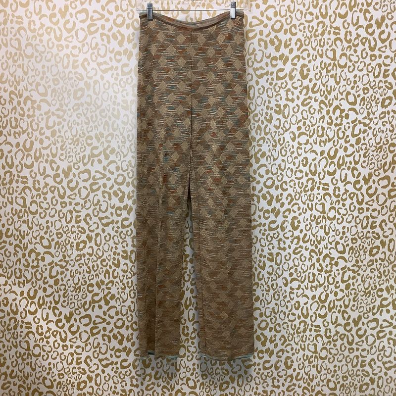 Missioni Palazzo Knit Pants w/Zig Zag Design (Women's Size EUR 42/US 12) - CL2057