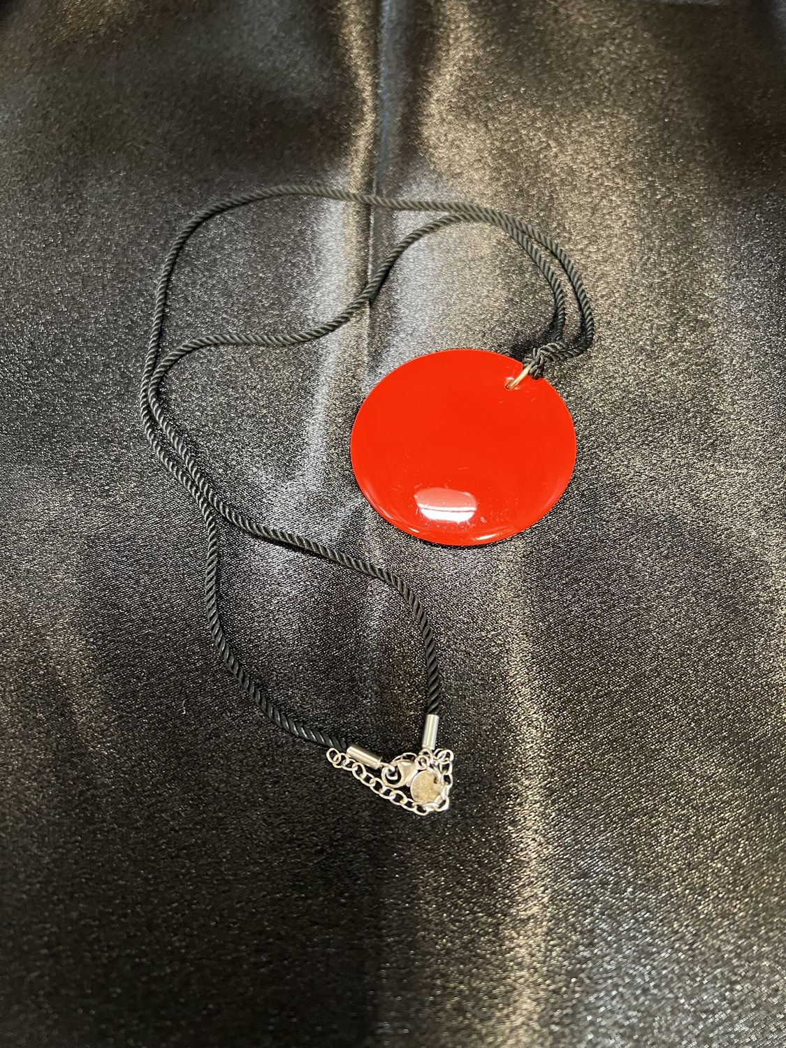 Tiffany &amp; Co. Red Elsa Peretti Round Pendant - RS5420