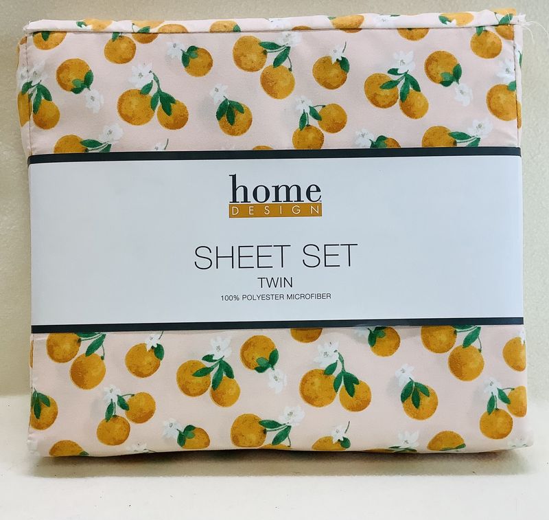 Home Design Twin Sheet Set - RS5442