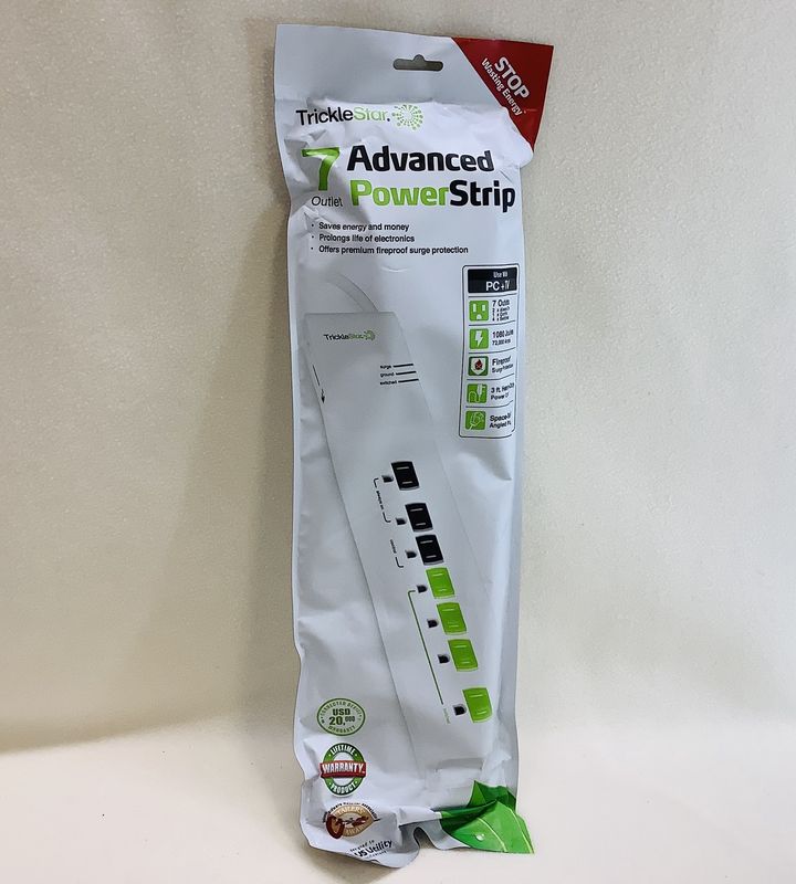 TrickleStar 7 Outlet Advanced Power Strip Surge Protector - RS5438