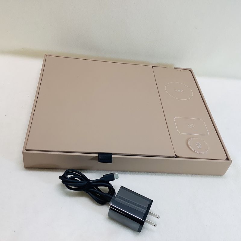 Lux 3-in-1 Fast Charging Valet, Tan - RS5444