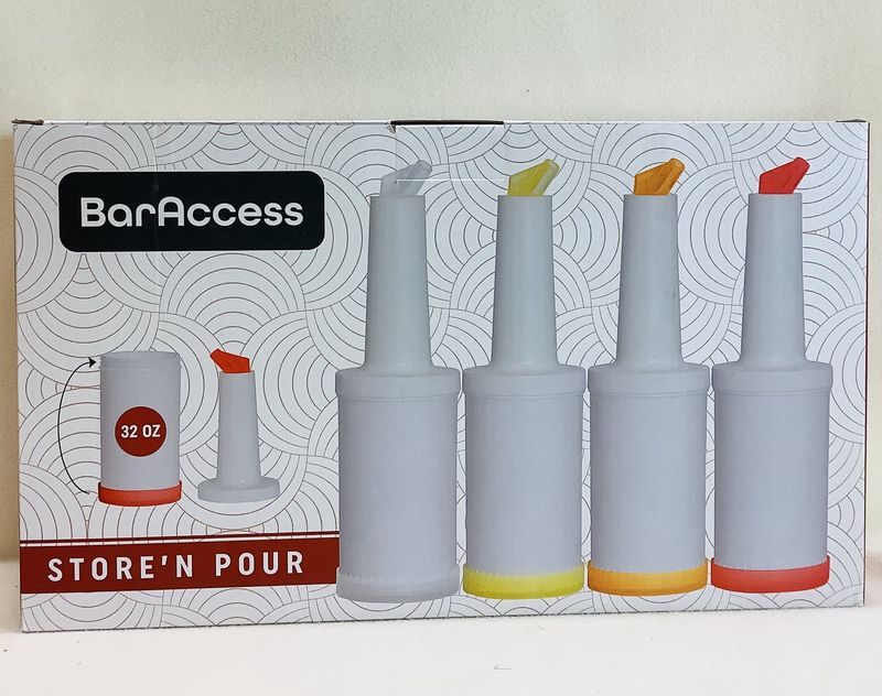 BarAccess Store'N Pour Containers (Set of 4) - RS5449