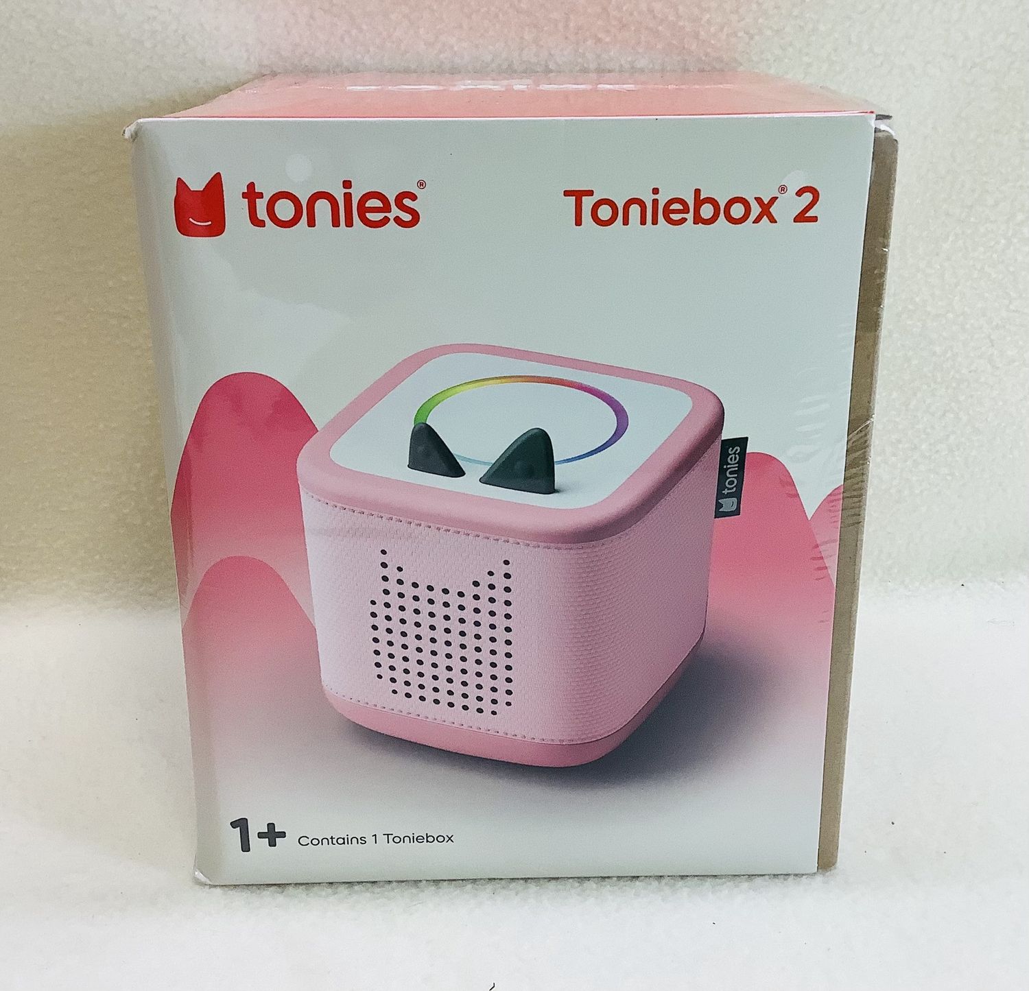 Toniebox 2 Audio Player Starter Set for Kids (Ages 1+), Cloud Pink - RS5472