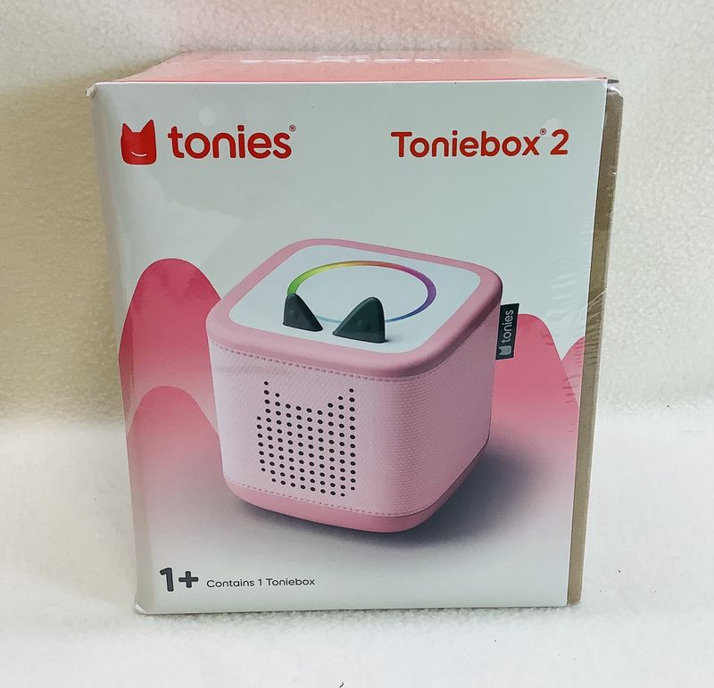 Toniebox 2 Audio Player Starter Set for Kids (Ages 1+), Cloud Pink - RS5472