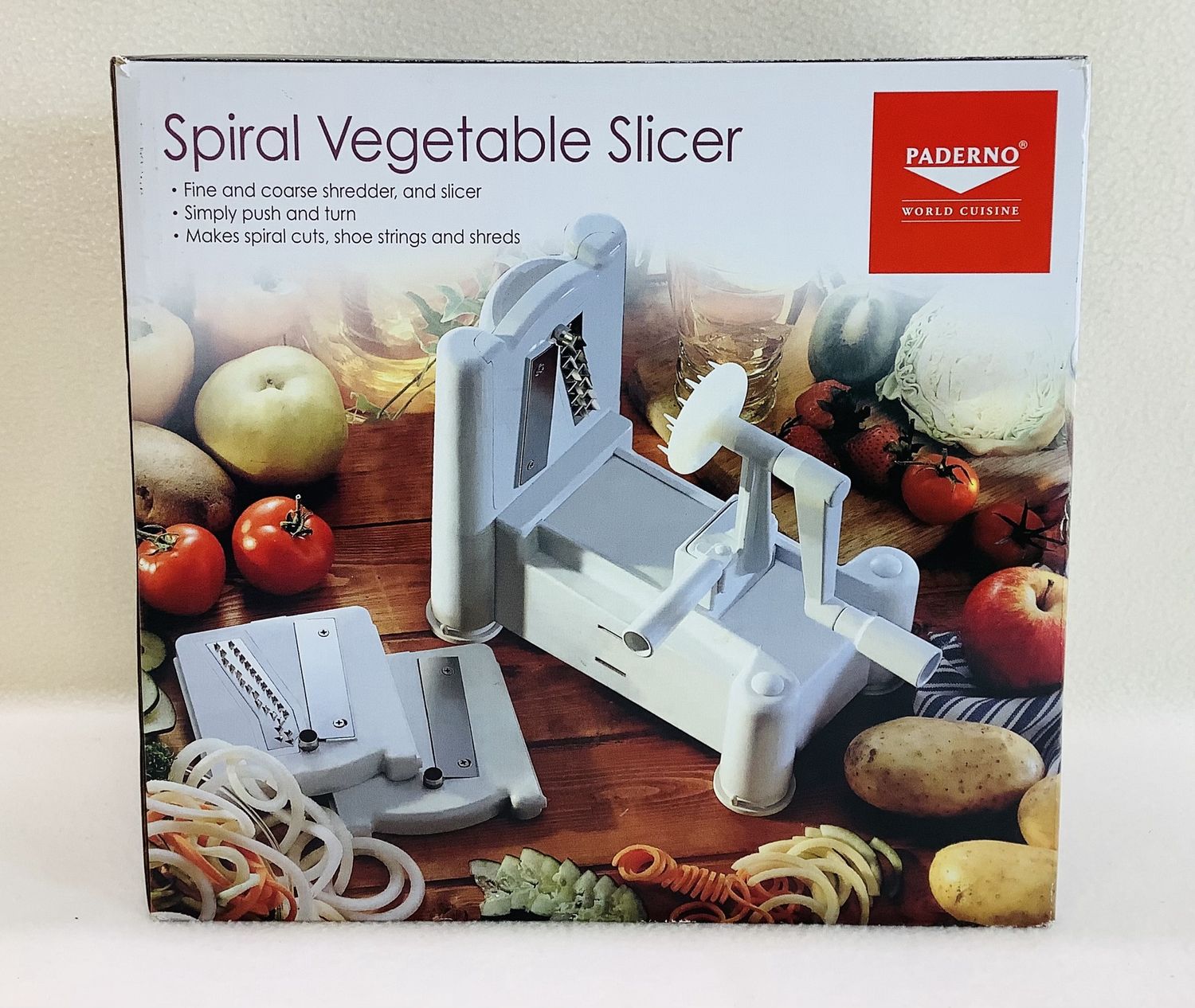 Paderno World Cuisine Spiral Vegetable Slicer - RS5465