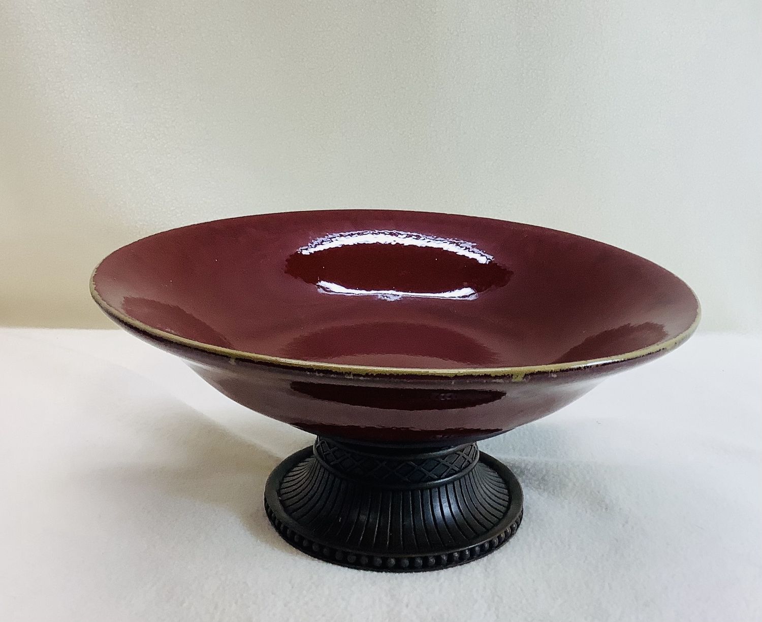 Partylite Moroccan Spice Colored Pedestal Bowl Candle Holder - RS5467