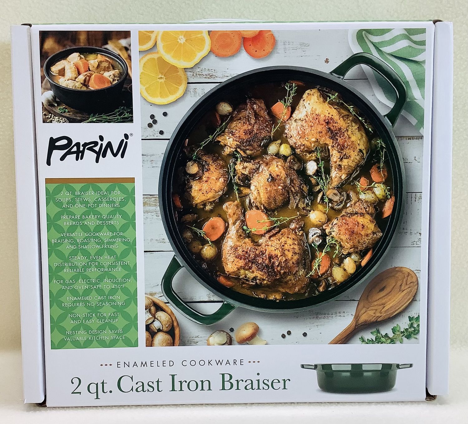 Parini 2 QT Cast Iron Braiser - RS5469