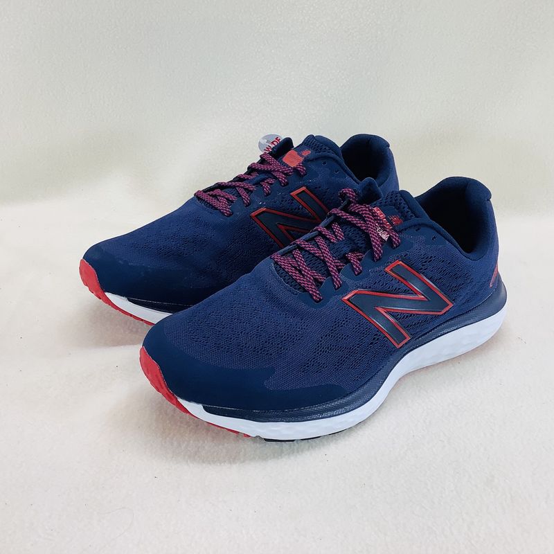 New Balance Fresh Foam 680v7 Running Shoe, Navy (Men's Size 10.5W) - CL2073