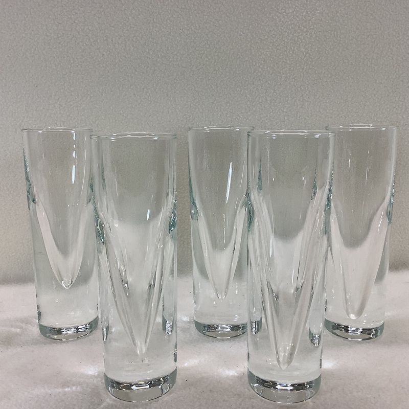 Carlo Moretti Clear Italian Bullet Glasses (Set of 5) - RS5498