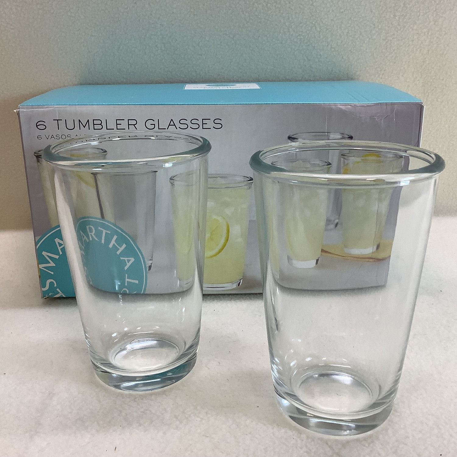 Martha Stewart Tumbler Glasses (Set of 10) - RS5520