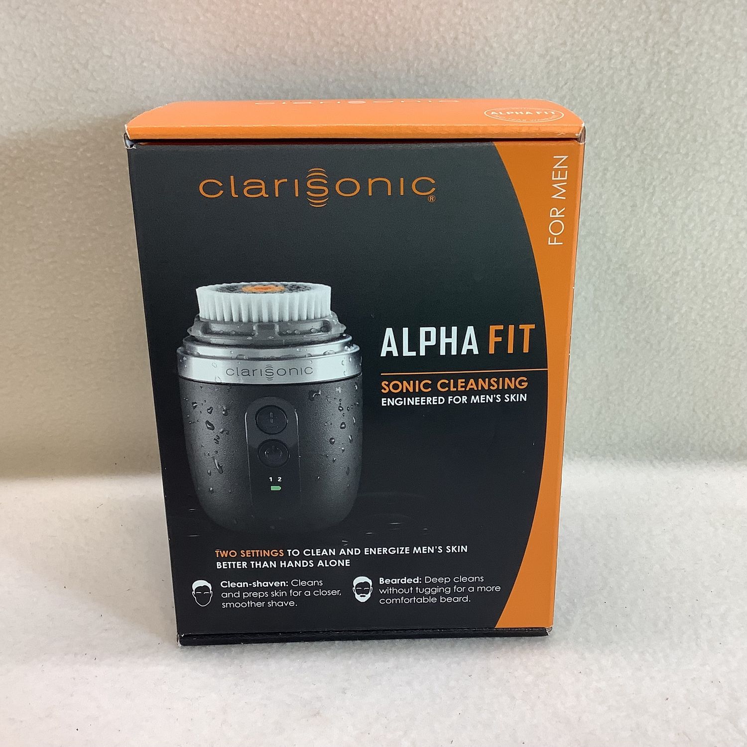 Clarisonic Alpha FIT Men's Face Brush Sonic Facial Cleansing Device - RS5524