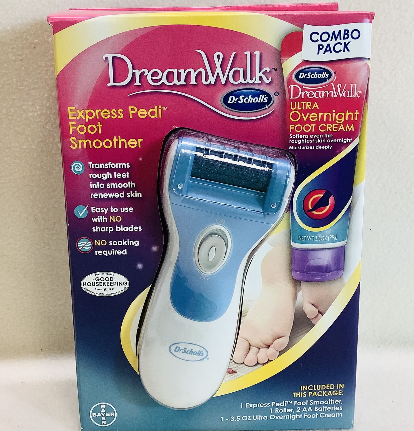 Dr. Scholl's Dreamwalk Express Pedi Foot Smoother - RS5529