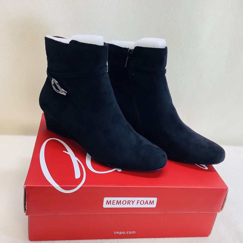 Impo Garnett Black Suede Bootie (Women's Size 8.5M) - CL2079