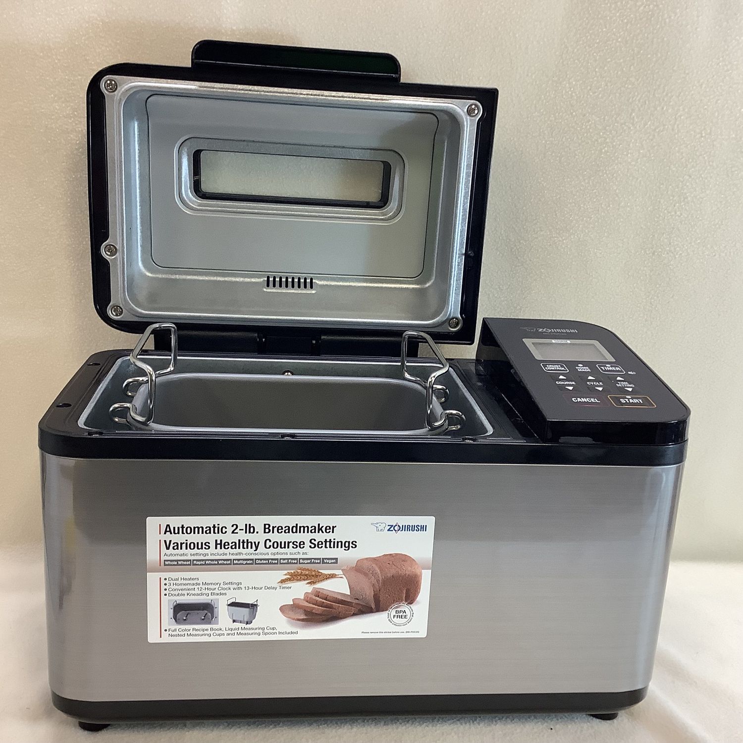 Zojirushi Automatic 2-lb. Breadmaker BB-PDC20 - RS5540