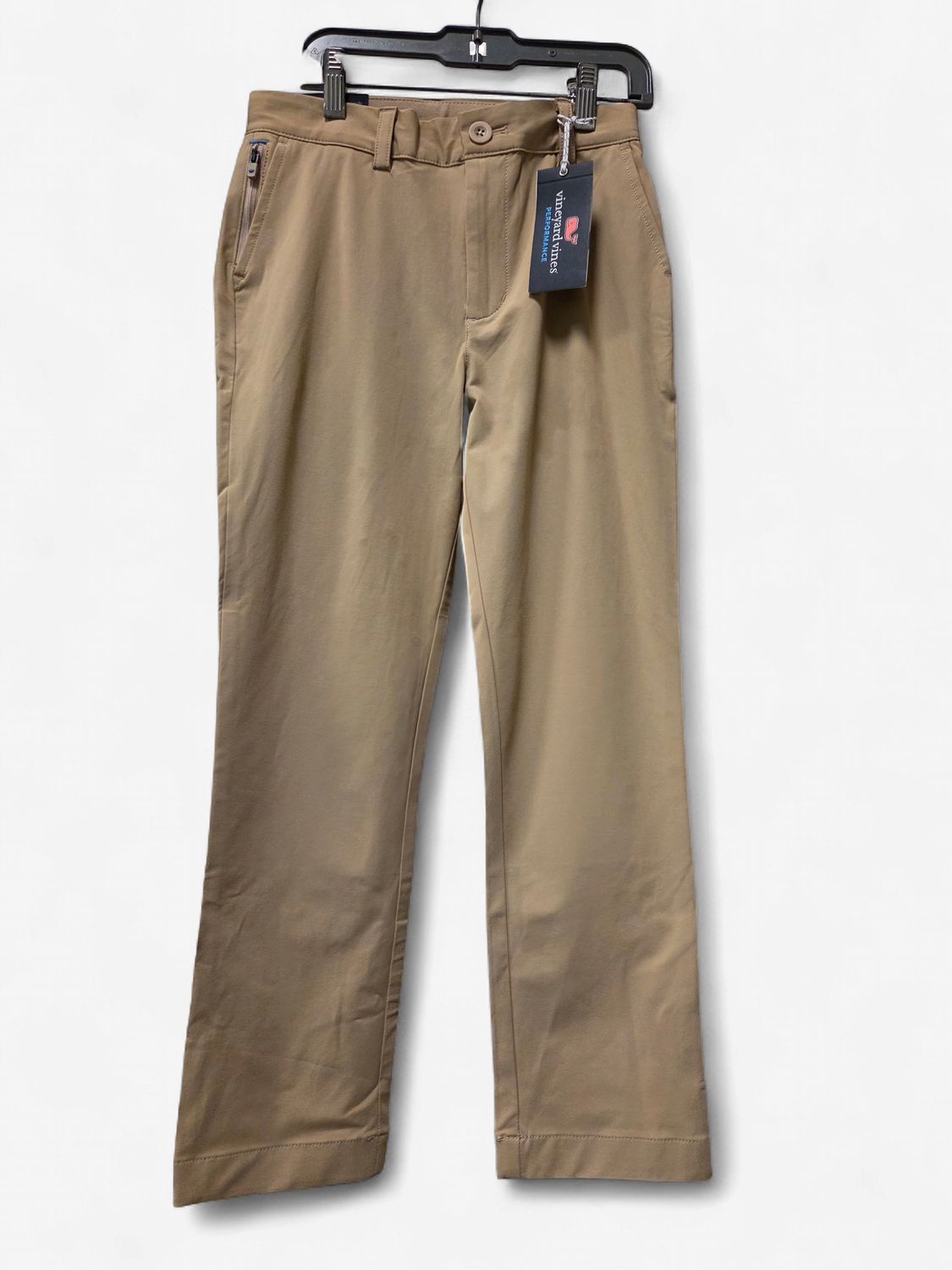 Vineyard Vines Performance Pants, Sand (Boy's Size 8) - CL2082