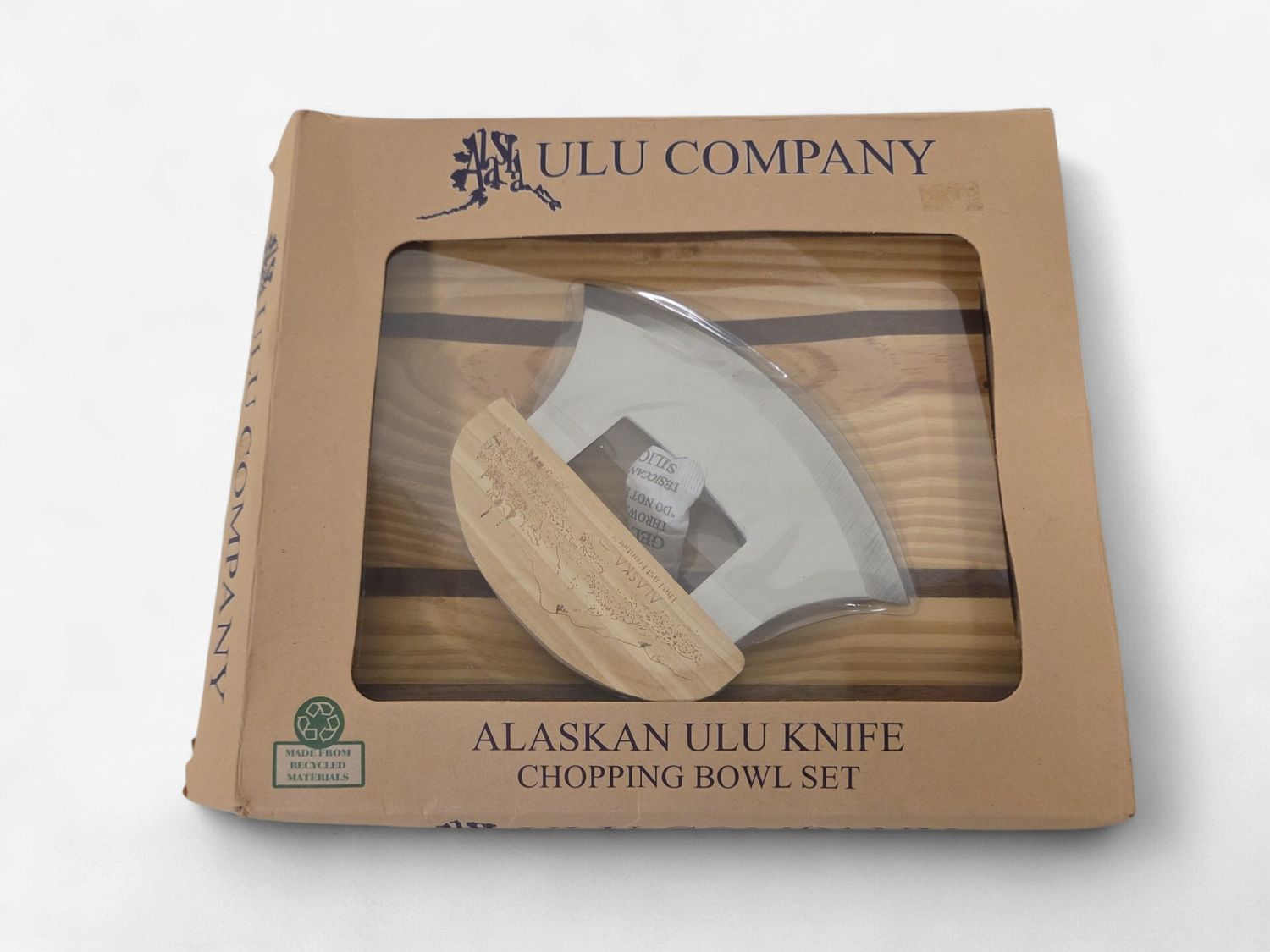ULU Company Alaskan ULU Knife Chopping Bowl Set - RS5545