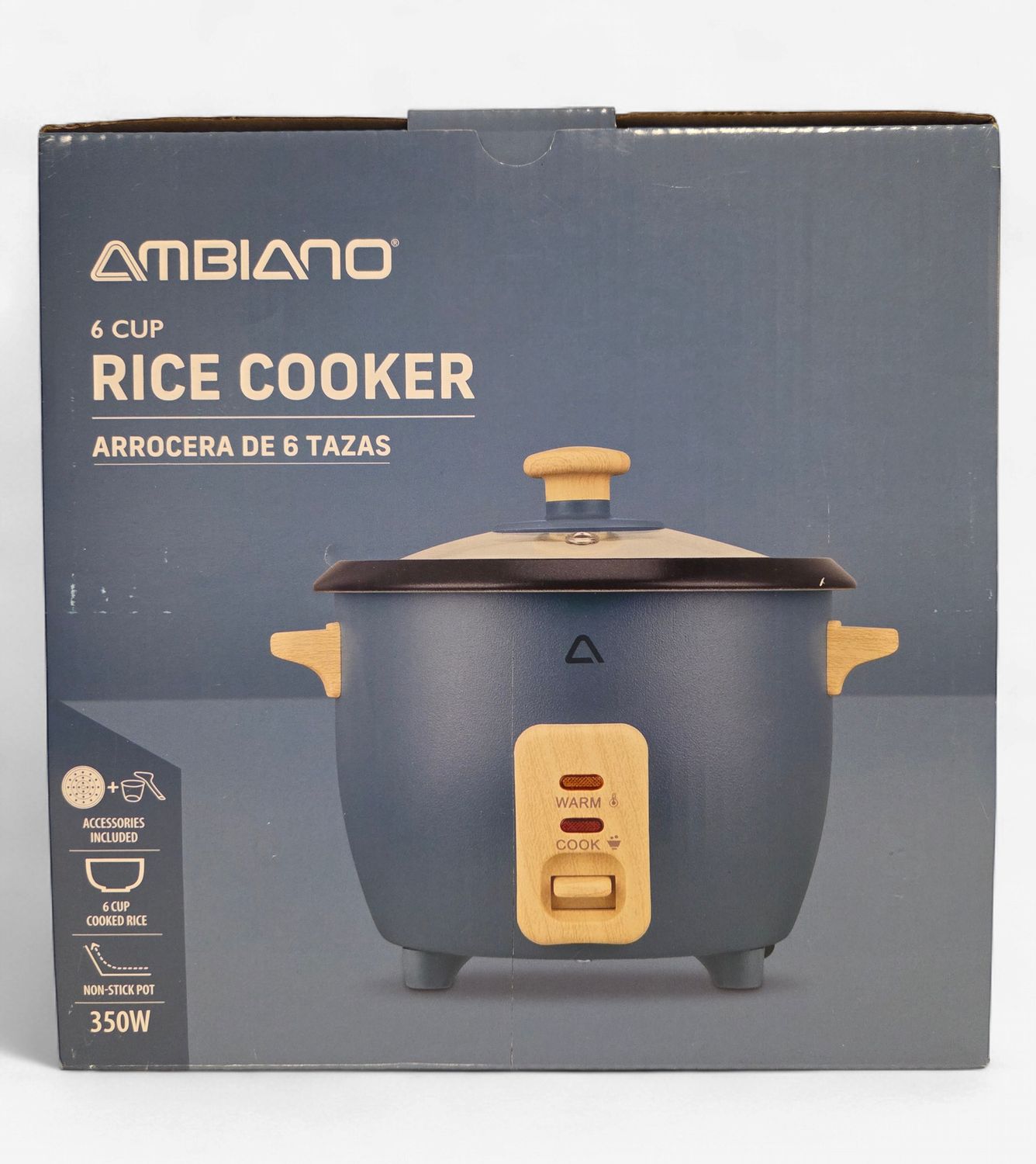 Ambiano 6 Cup Rice Maker, Blue - RS5558