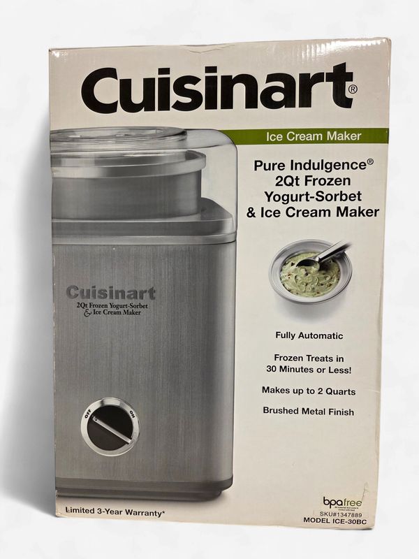Cuisinart Pure Indulgence 2QT Frozen Yogurt-Sorbet &amp; Ice Cream Maker - RS5582