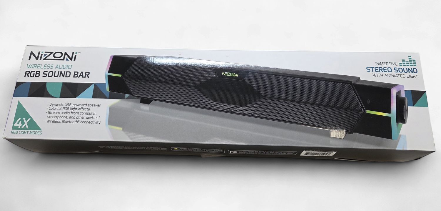 Nizoni Wireless Audio RGB Sound Bar - RS5591