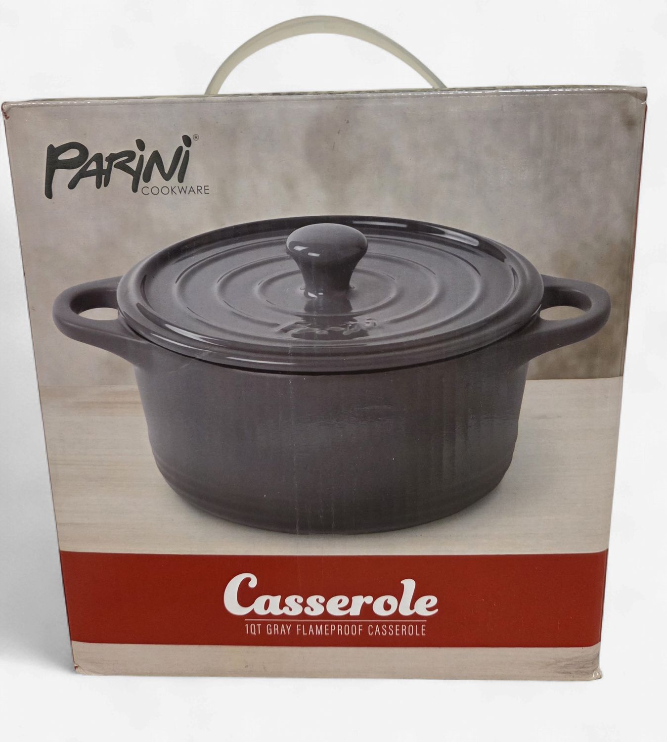 Parini 1 QT Casserole w/Lid, Gray - RS5584