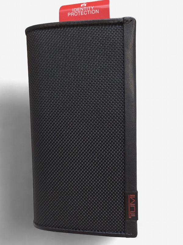 TUMI Alpha RFID Small Tech Wallet, Black - RS5593