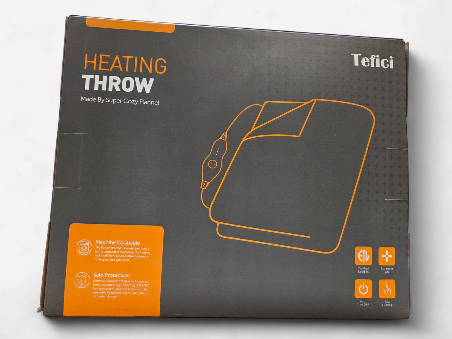 Tefici Heating Throw, Camel - RS5600