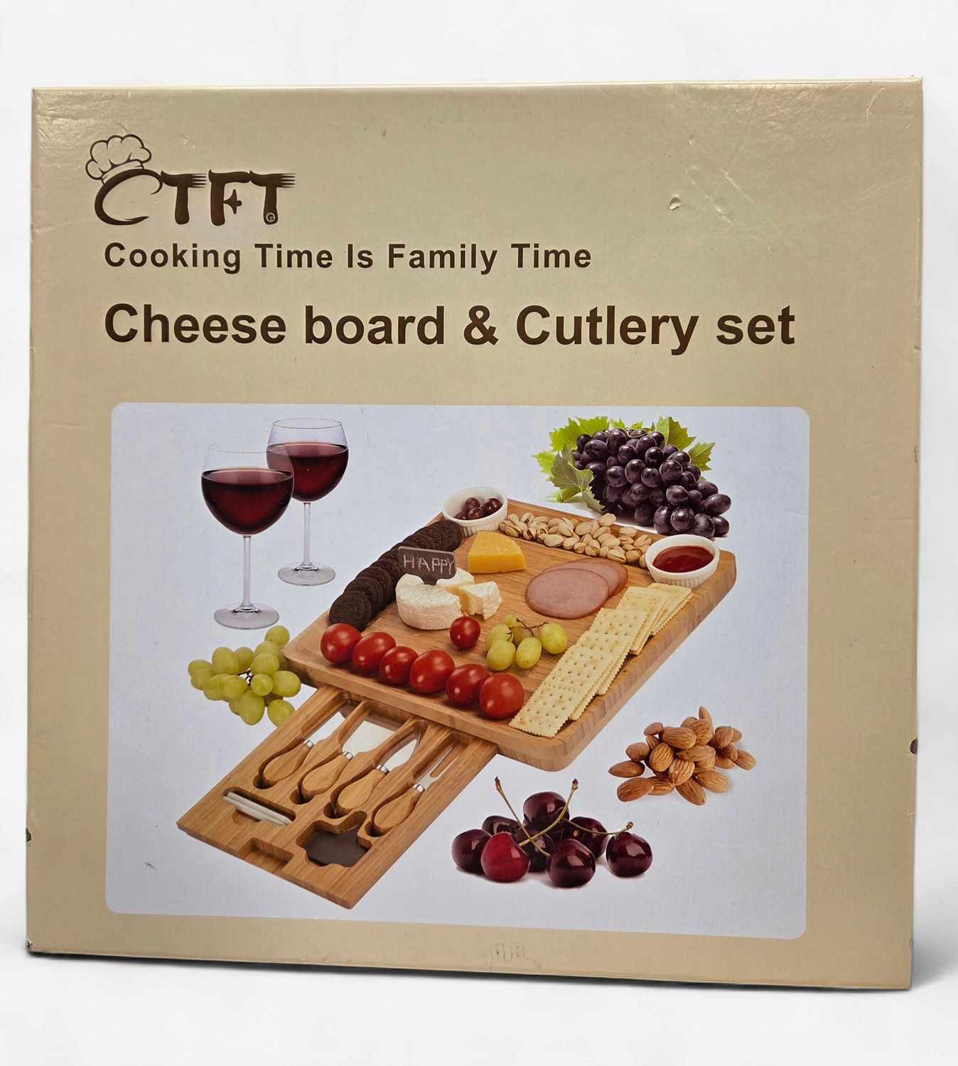 CTFT Cheese Board &amp; Cutlery Set - RS5619