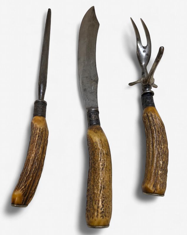 Vintage Landers, Frary &amp; Clark Aetna Works 3-PC Carving Set - RS5625