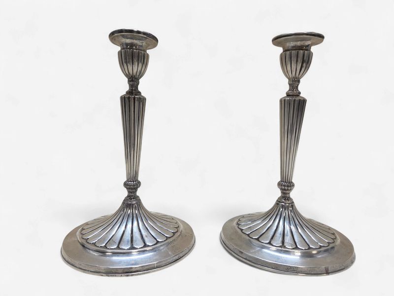 K. Uyeda Sterling 950 Candlesticks (Set of 2) - RS5631