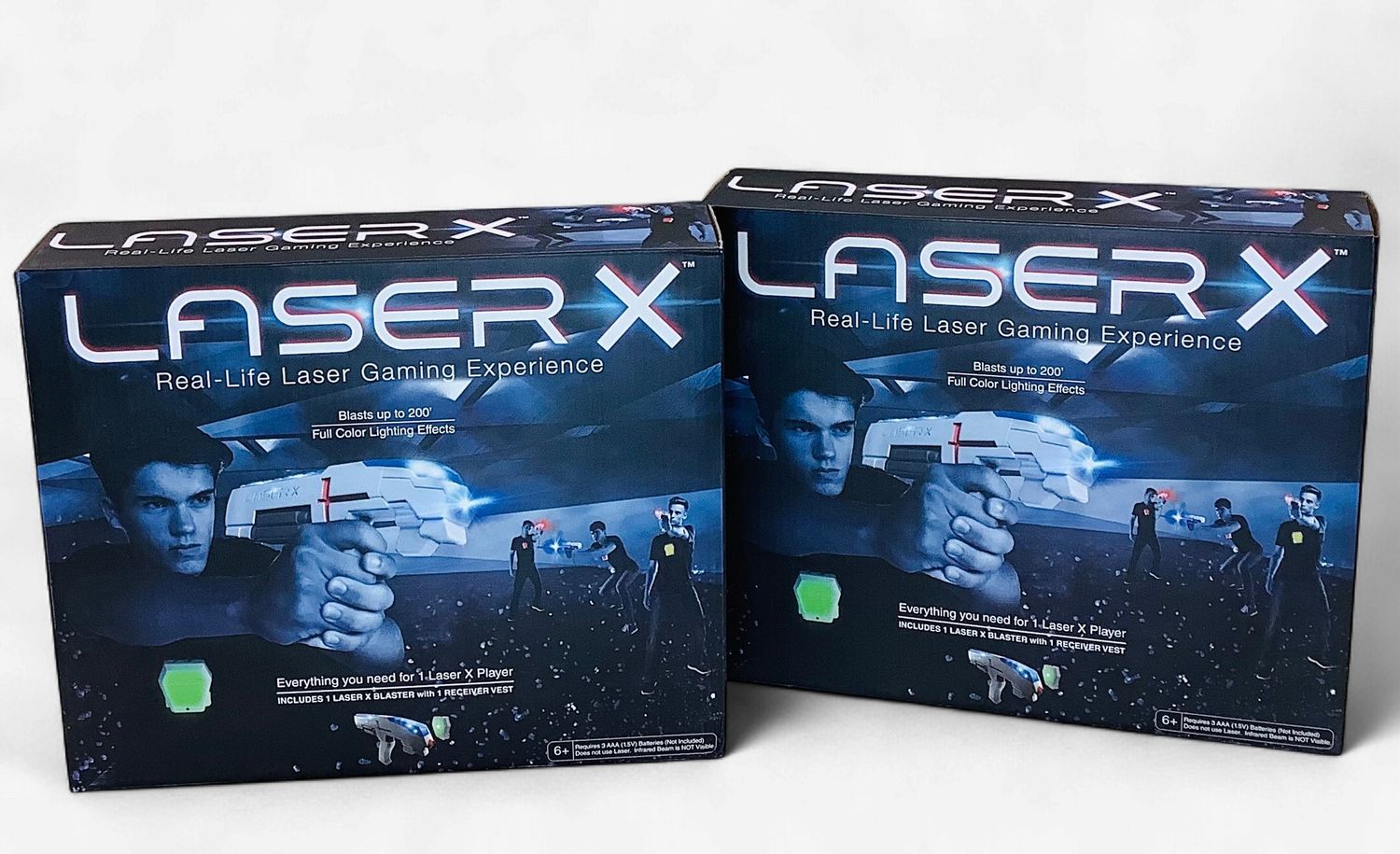 Laser X Real-Life Laser Gaming Experience, 2 pack (Ages 6+) - RS5643