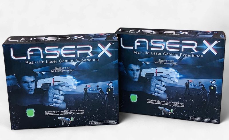 Laser X Real-Life Laser Gaming Experience, 2 pack (Ages 6+) - RS5643