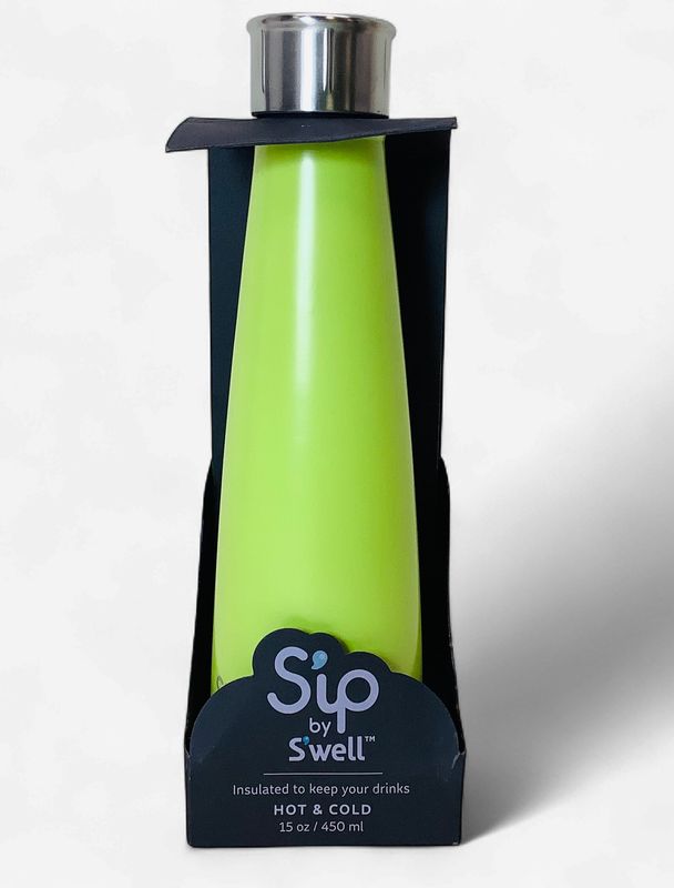 S'ip by S'well 15 oz. Water Bottle, Apple Green - RS5651