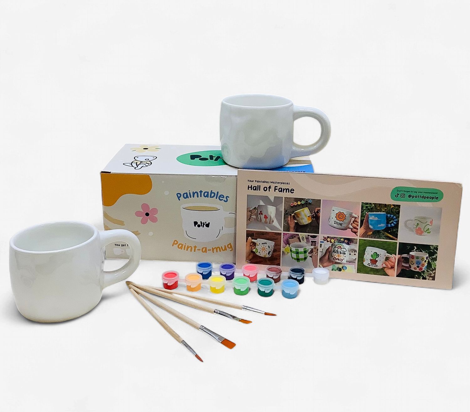 Pott'd Paintable Paint-a-Mug Kit - RS5662
