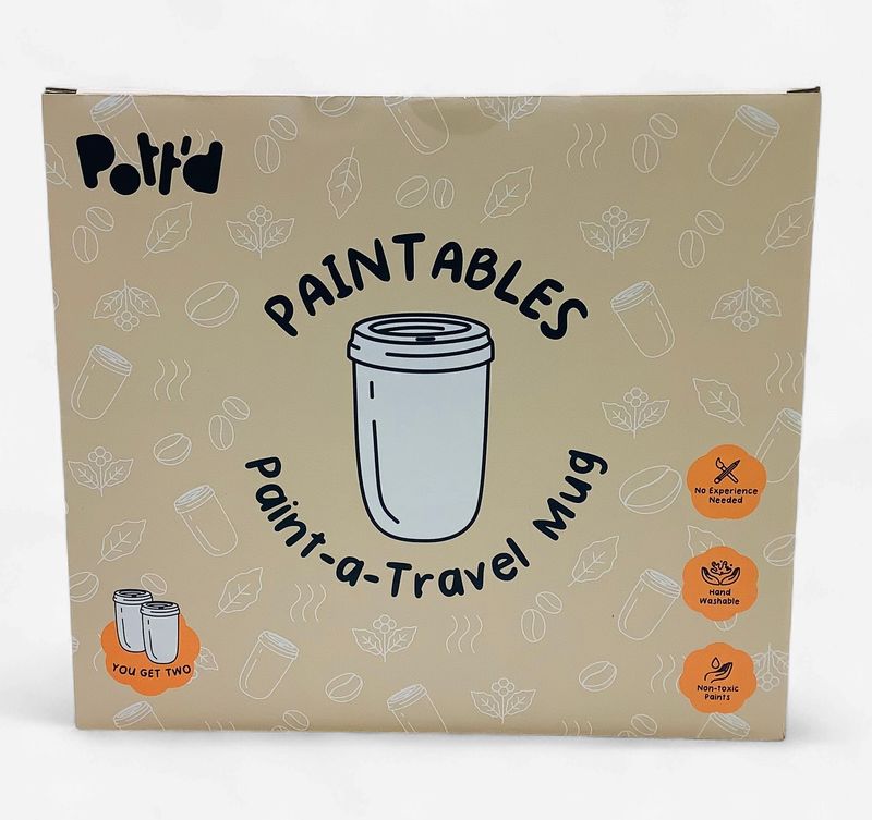 Pott'd Paintables Paint-a-Travel Mug Kit - RS5661