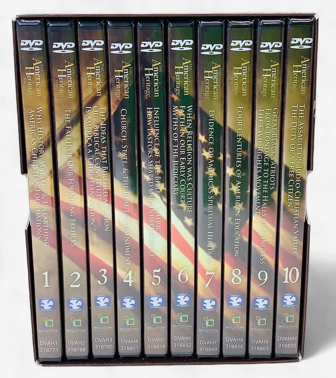The American Heritage Series 10 DVD Box Set with Historian David Barton (2007) - RS5677