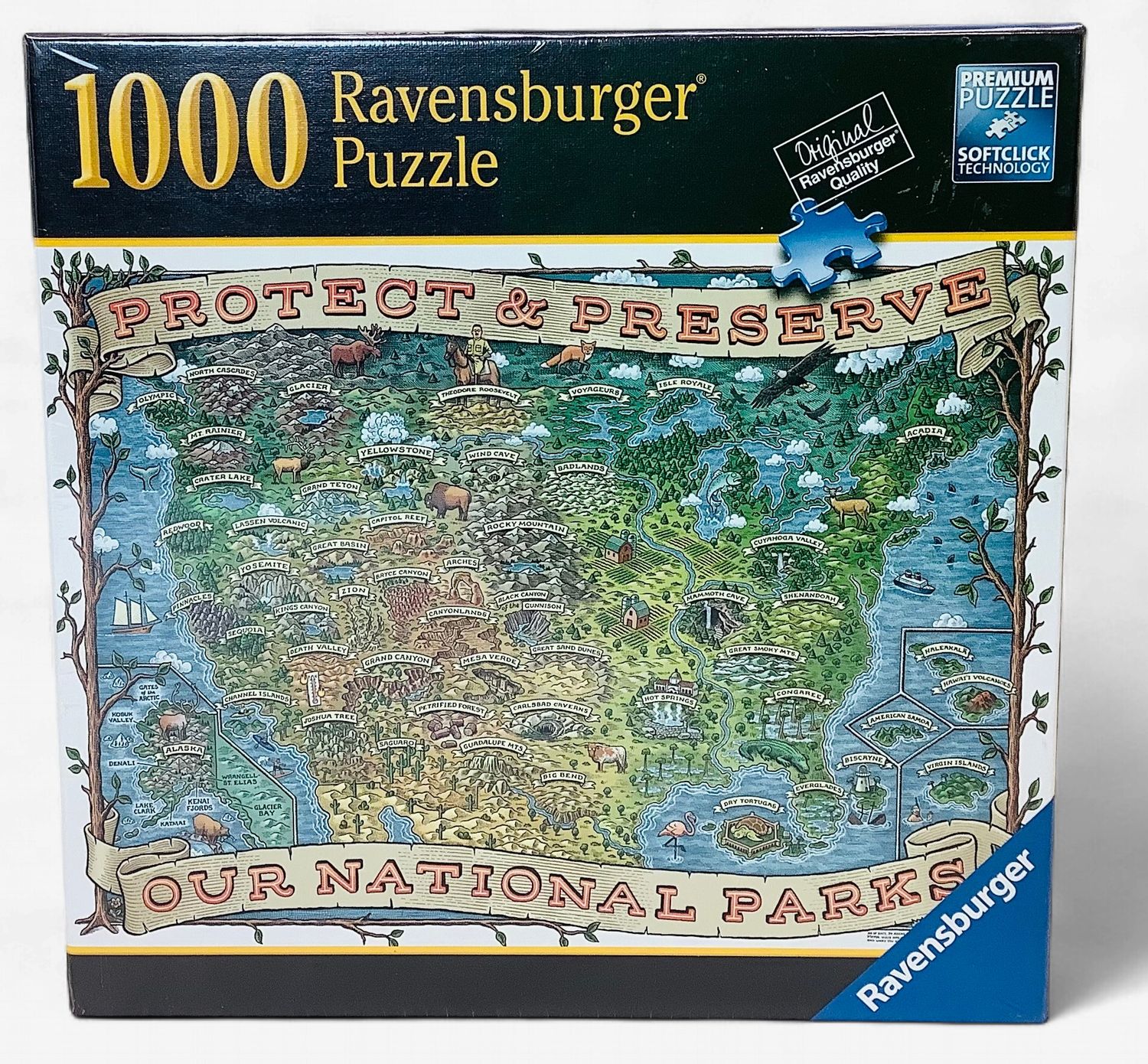 Ravensburger Puzzle "Protect &amp; Preserve our National Parks" 1000-PC Jigsaw Puzzle - RS5678