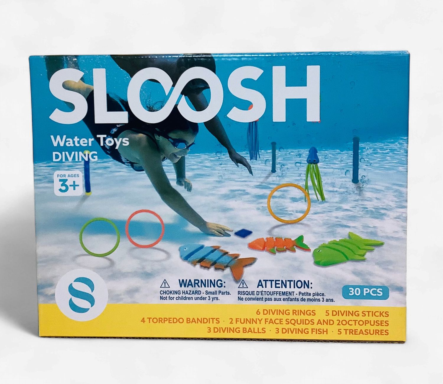 Sloosh 30-PC Diving Water Toys (Ages 3+) - RS5692