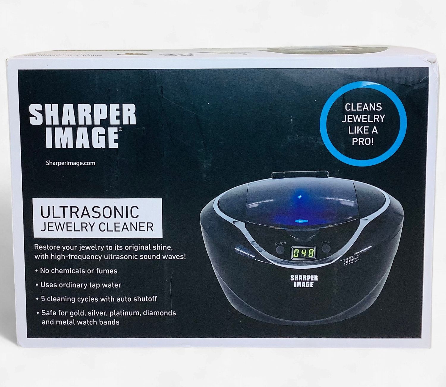 Sharper Image Ultrasonic Jewelry Cleaner - RS5694