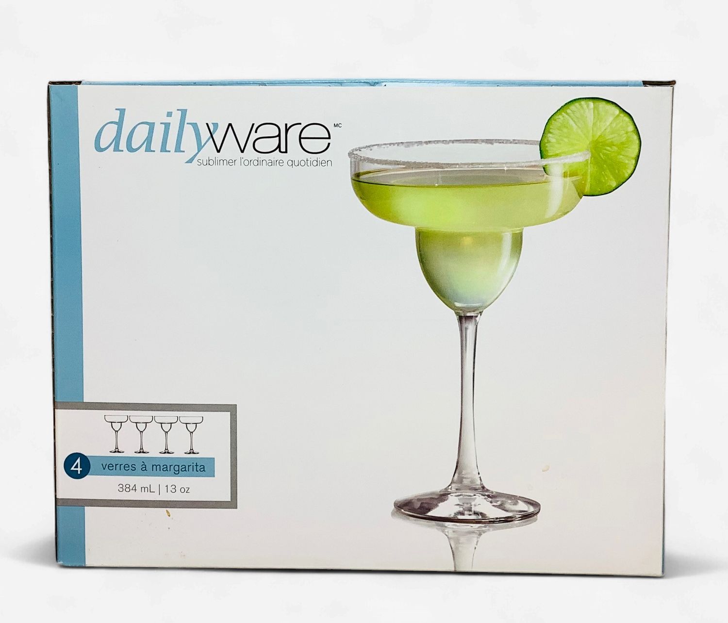 Dailyware 13 oz. Margarita Glasses (4 Pack) - RS5690
