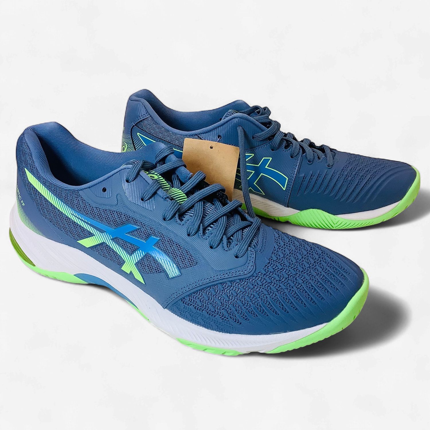 ASICS Netburner Ballistic FF3 Vollyball Shoes, Denim Blue (Men's Size 12) - CL2100