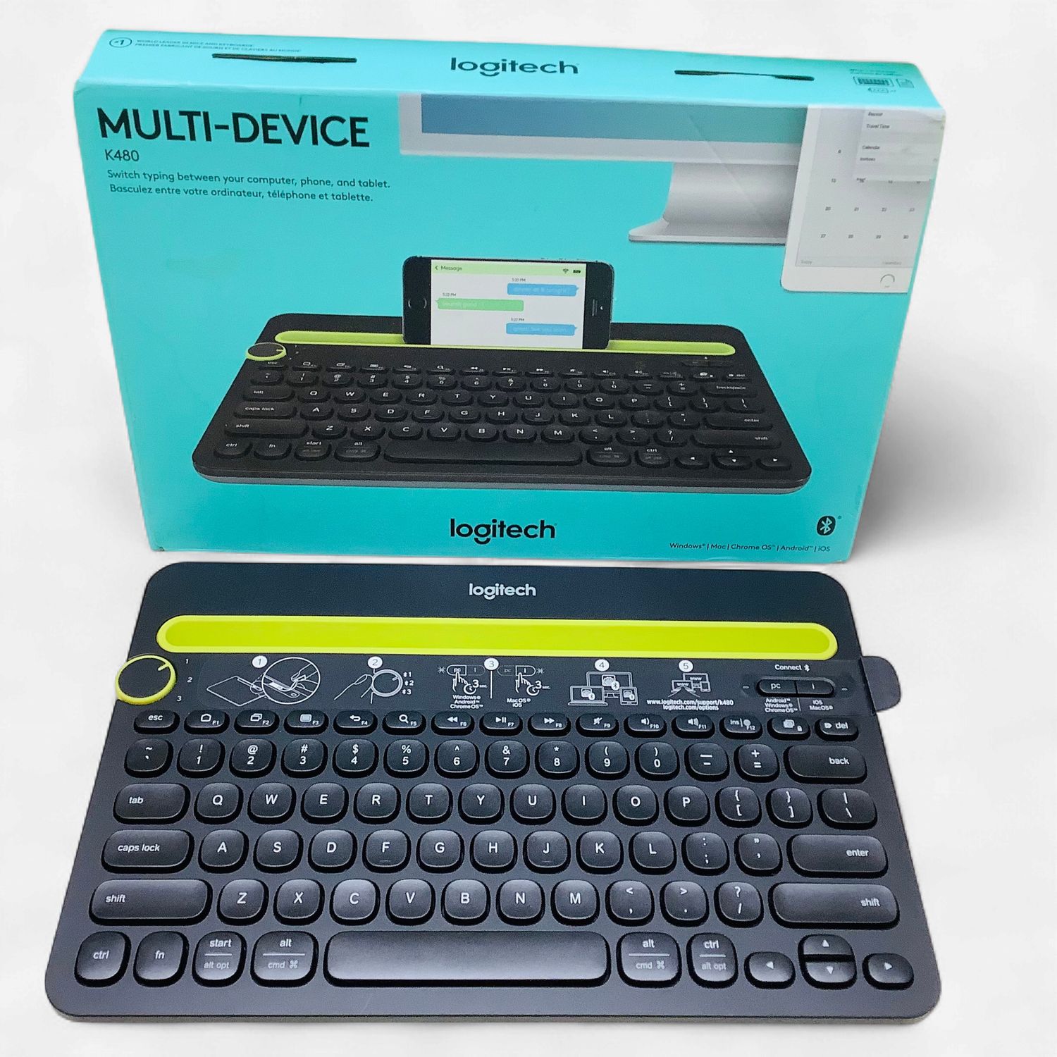 logitech Bluetooth Multi-Device Keyboard K480 - RS5740